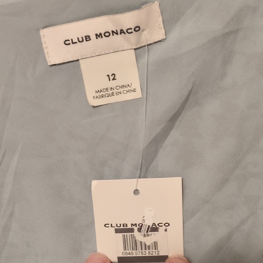 Silk Club Monaco Black and White Floral Long Sleeve Dress - Picture 4 of 7